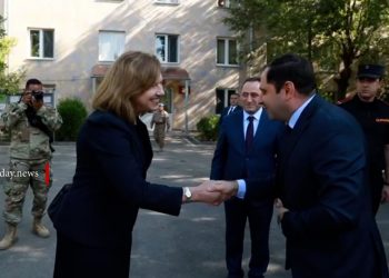 Պապիկյանն ԱՄՆ դեսպանի, ռազմական կցորդների հետ դիտարկել է «Արծիվ գործընկեր» զորավարժությունների ընթացքը