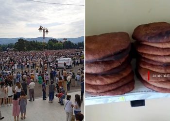 «Երեխուն ո՞նց կարող ենք տալ»․ Արցախում գարիով թխած հաց են բաժանել, բնակիչները դժգոհ են