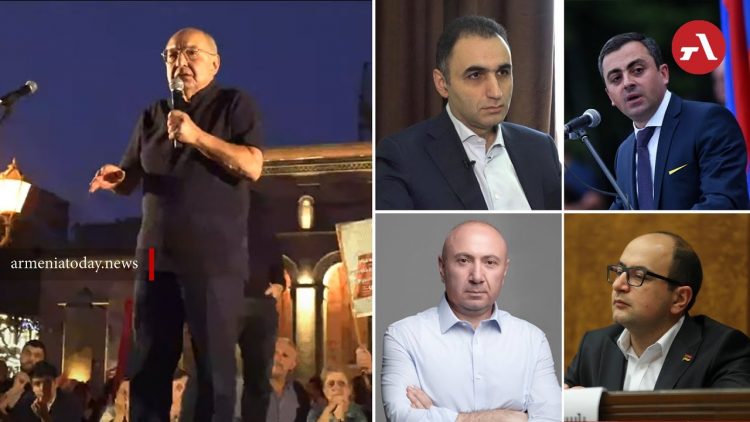 Վազգեն Մանուկյանը ներկայացրել է Ազգային կոմիտեի կազմը և հայտարարել շուրջօրյա բողոքի ակցիաներ