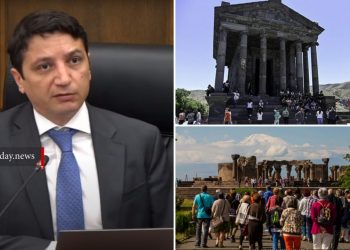 Հունվար-սեպտեմբեր ամիսներին Հայաստանում զբոսաշրջիկների թիվը 1 մլն 850 հազարի է հասել․ նախարար