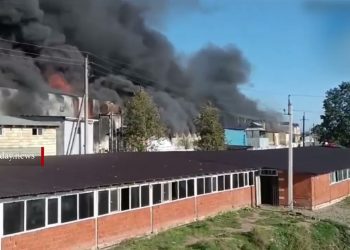 Խոշոր հրդեհ՝ Ադրբեջանում գտնվող շուկայում