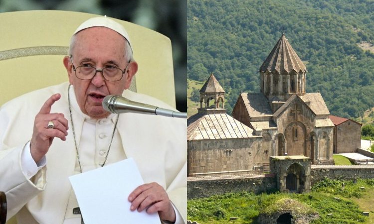 Папа Римский Франциск призвал к защите монастырей в Нагорном Карабахе