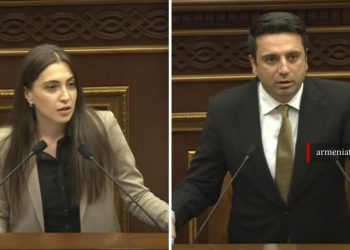 «Անդաստիարակ երևույթ», «տխմար»․ վիճաբանություն Աննա Մկրտչյանի և Ալեն Սիմոնյանի միջև