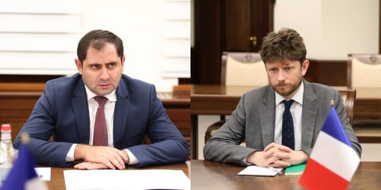 Սուրեն Պապիկյանն ու Ֆրանսիայի դեսպանը քննարկել են հայ-ադրբեջանական սահմանին տիրող իրավիճակը