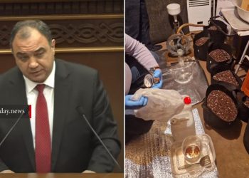 ՀՀ ՆԳ նախարարը մանրամասներ է հայտնել Կոտայքում թմրանյութերի արտադրման լաբորատորիայի բացահայտման դեպքից