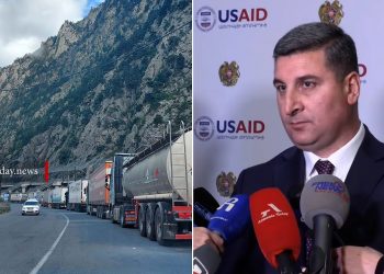 Նույն բեռներով բեռնված բեռնատարների մի մասն անցնում է Լարսով, մի մասը՝ ոչ. ՏԿԵ նախարար
