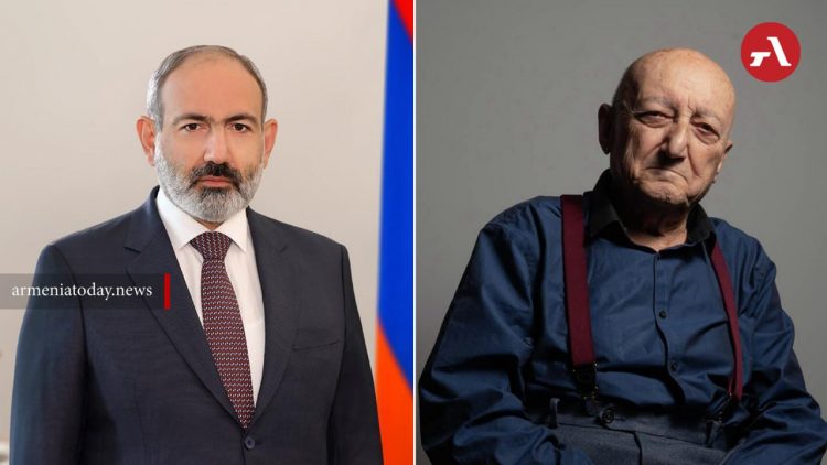 «Անմնացորդ նվիրումի փայլուն դրսևորում, իրական մտավորականի կերպար»․ Փաշինյանը շնորհավորել է Չեքիջյանի 95-ամյակը