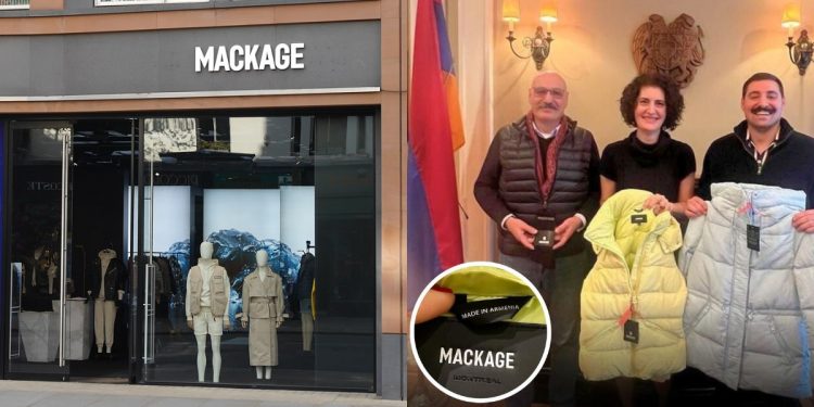 Կանադական «MACKAGE» բրենդը ներկայացրել է Հայաստանում արտադրված բաճկոններ