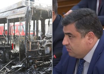 «Երևանի էլեկտրատրանսպորտ»-ի տնօրենը մեկնաբանել է 15 համարի տրոլեյբուսի հրդեհը