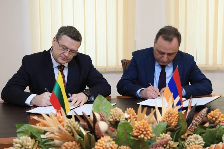 Армения и Литва подписали программу оборонного сотрудничества на 2024 год