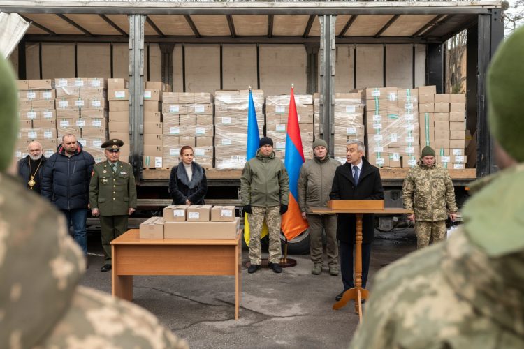 Հայաստանը մարդասիրական օգնություն է ուղարկել Ուկրաինայի ՊՆ զինվորական հոսպիտալ