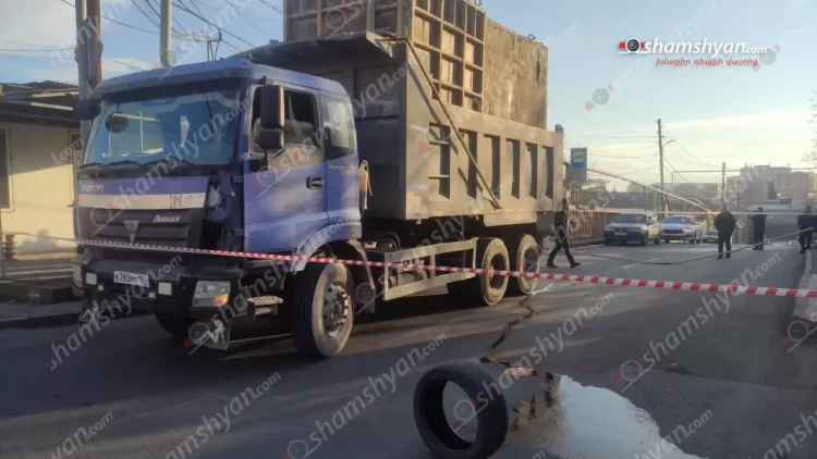Դավիթաշեն գյուղում բեռնատարը կոտրել է գազատար խողովակը, սկսվել է գազի արտահոսք