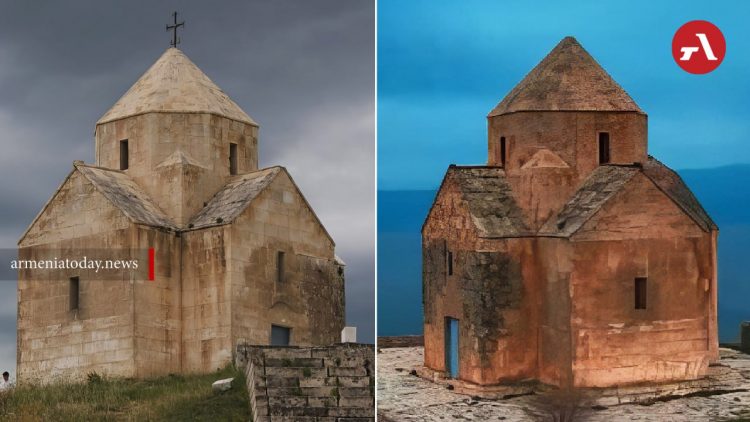 Ադրբեջանը հանել է Վանքասարի եկեղեցու խաչը