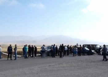 Ցուցարարներն օրվա մեջ երկրորդ անգամ փակել են Վարդենիս տանող ճանապարհը