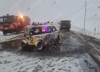 Սյունիքում ողբերգական ավտովթարի հետևանքով ընտանիքի 4 անդամ է մահացել