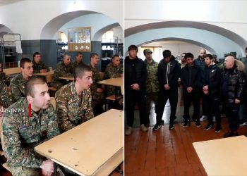 Մեդալակիր մարզիկներն այցելել են ՀՀ զորամասերից մեկը