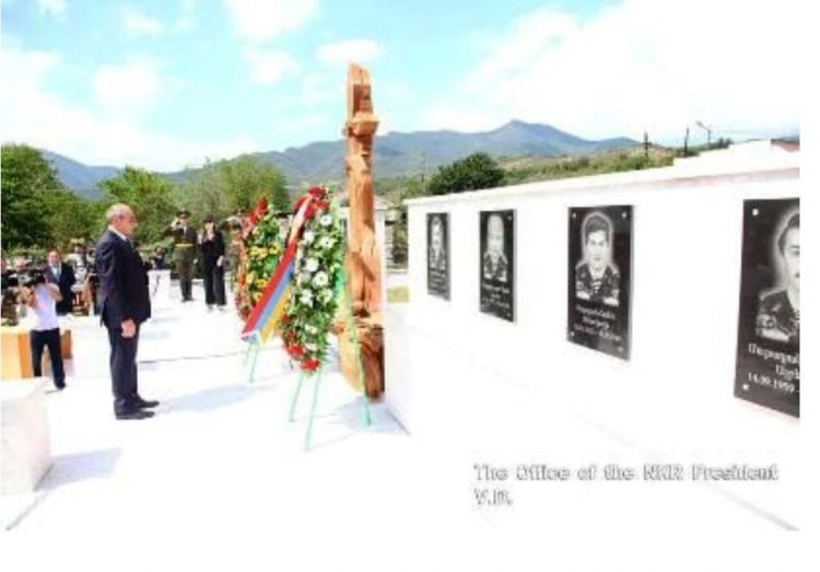 Ադրբեջանցիները քանդել են Գետավան գյուղի ազատամարտիկների հուշահամալիրը