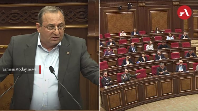 «Մի հատ տեղդ նստի»․ Արծվիկ Մինասյանի ելույթի ժամանակ ԱԺ-ում իրավիճակը լարվեց