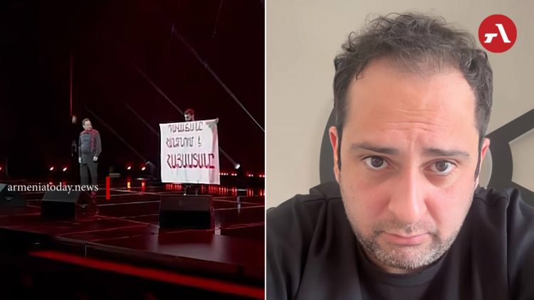Комик Ованес Давтян назвал «проплаченной» акцию протеста на его представлении