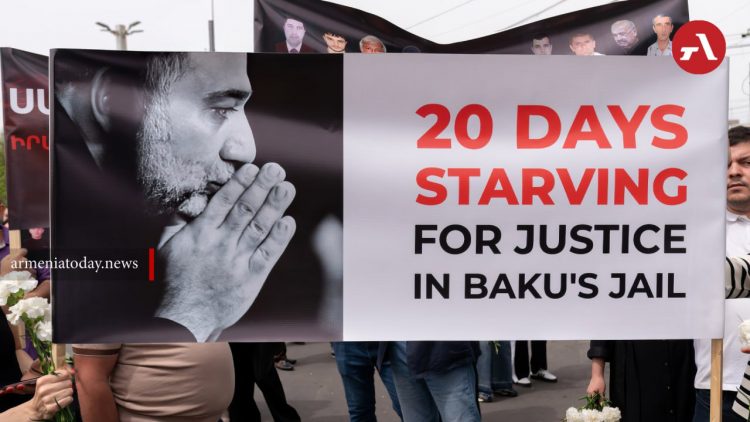 В Ереване прошло шествие в поддержку удерживаемых в Баку армянских пленных