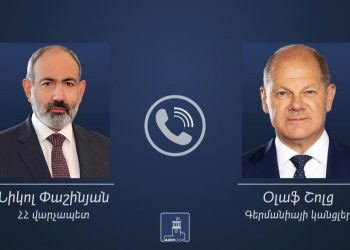 Նիկոլ Փաշինյանը Գերմանիայի կանցլերի հետ քննարկել է Հայաստան-Ադրբեջան խաղաղության գործընթացը