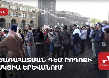 Ծառահատման դեմ բողոքի ակցիա Երևանում (ուղիղ)