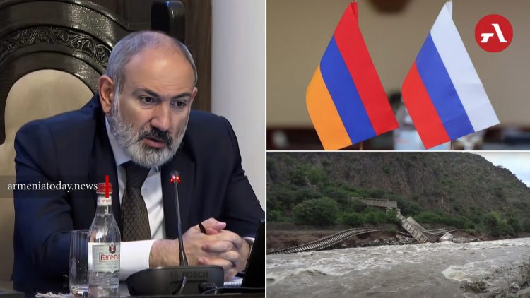 Россия пообещала помочь с ремонтом железной дороги в зоне наводнения на севере Армении