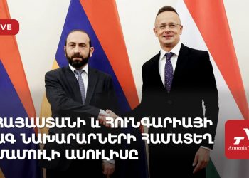Հայաստանի և Հունգարիայի ԱԳ նախարարների համատեղ մամուլի ասուլիսը (ուղիղ)