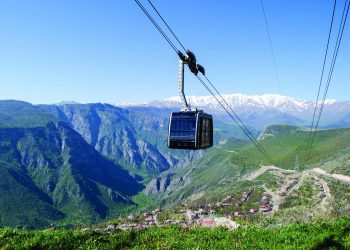 «ՏաԹևեր» ճոպանուղի և Տաթևի վանական համալիր է այցելել միջազգային լրագրողների խումբ