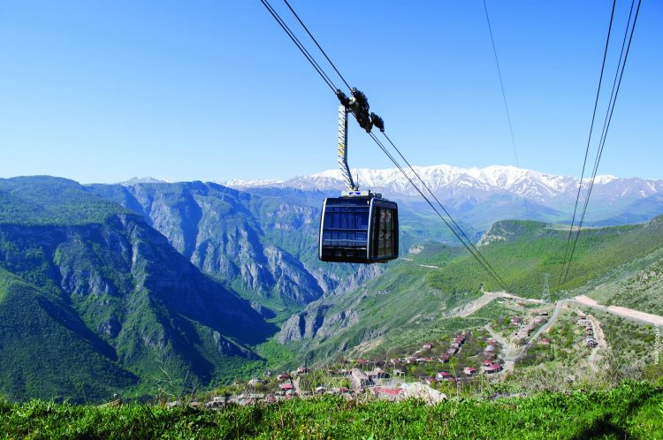 «ՏաԹևեր» ճոպանուղի և Տաթևի վանական համալիր է այցելել միջազգային լրագրողների խումբ