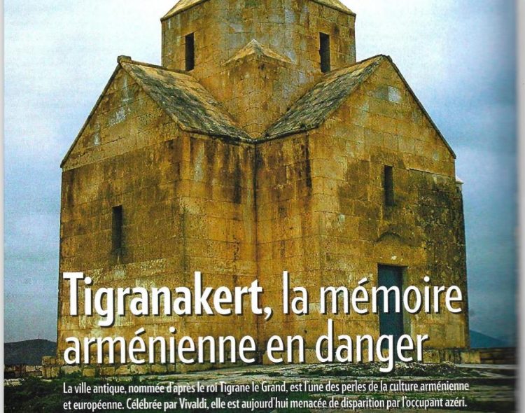 Ֆրանսիական Le spectacle du monde ամսագրում լույս է տեսել «Տիգրանակերտ. հայկական հիշողությունը՝ վտանգի տակ» հոդվածը