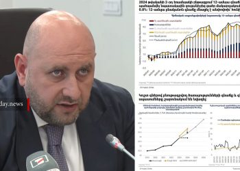 Հայաստանում 12-ամսյա գնաճը 2024-ի 2-րդ եռամսյակում կազմել է 0.8%․ ԿԲ նախագահ