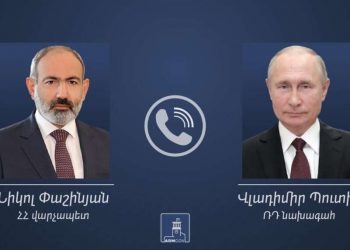 Պուտինը Փաշինյանին տեղեկացրել է Ադրբեջան կատարած իր այցի մասին