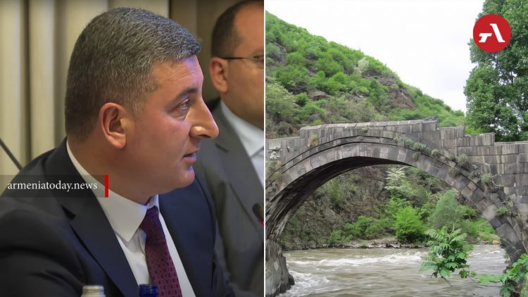 Ջրհեղեղից վնասված Սանահինի կամուրջն օգոստոսի վերջին պատրաստ կլինի․ Սանոսյան