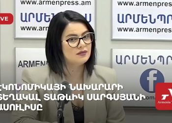 Էկոնոմիկայի նախարարի տեղակալ Տաթևիկ Սարգսյանի ասուլիսը (ուղիղ)
