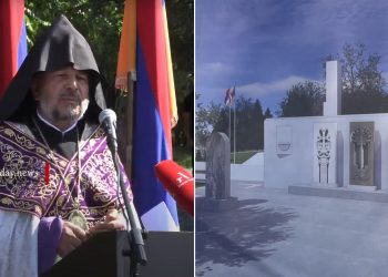 «Արցախի կանչը» հուշակոթողն անցյալի ու ներկայի հոգևոր և նյութական կամուրջն է․ Արցախի թեմի առաջնորդ