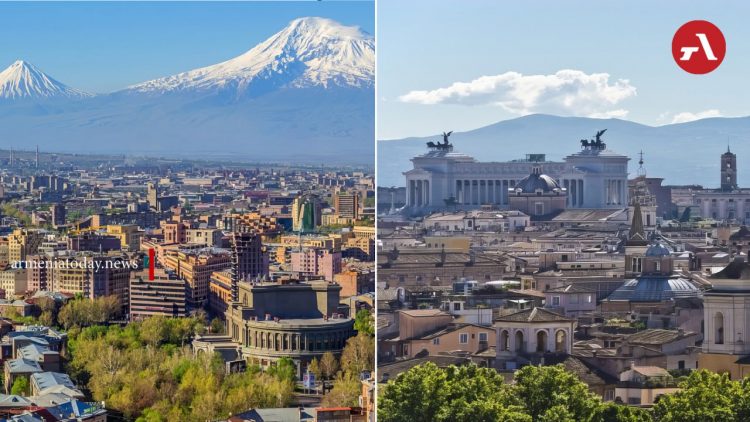 Երևանի և Հռոմի իշխանությունները երկկողմ հարաբերությունների մասին համաձայնագիր կստորագրեն