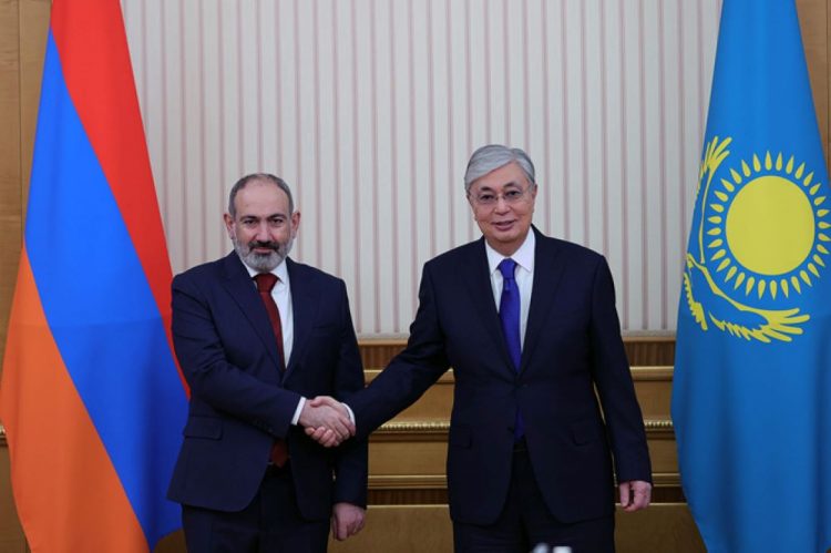 Փաշինյանը Տոկաևի հետ քննարկել է երկկողմ օրակարգը և տարածաշրջանային հարաբերությունները