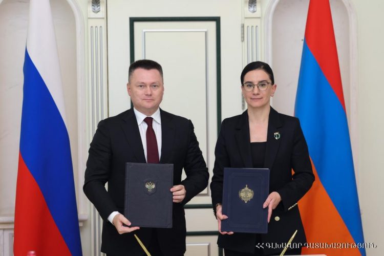 Հայաստանի և Ռուսաստանի գլխավոր դատախազներն ստորագրել են 2025թ․ համագործակցության ծրագիրը