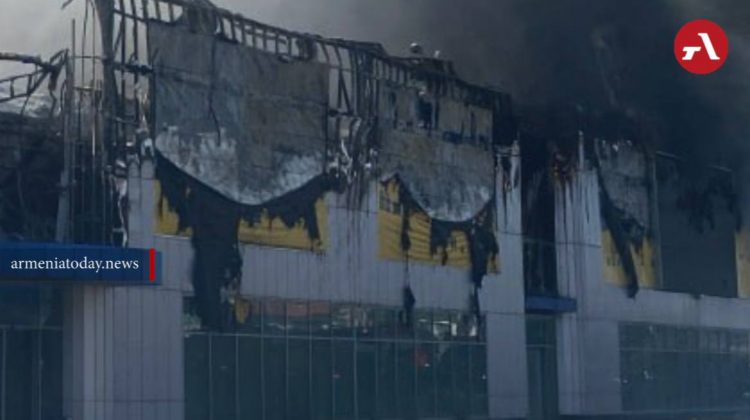 Пожар вспыхнул в ереванском гипермаркете «Домус»