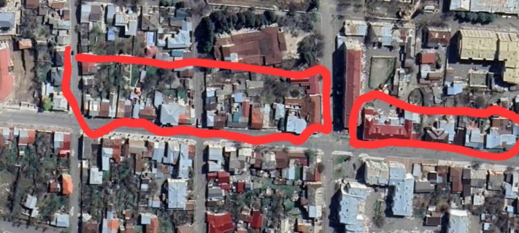 Азербайджан начал сносить дома в историческом центре Степанакерта