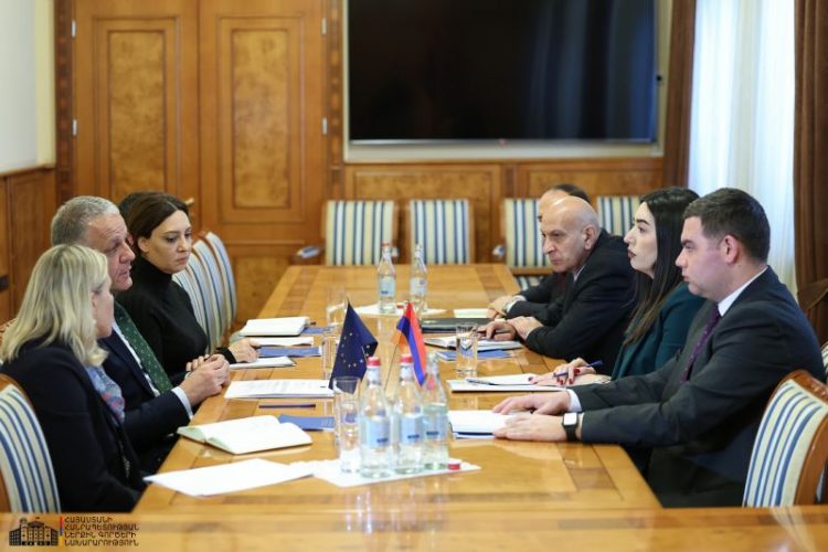 ՆԳՆ-ԵՄ համագործակցությունը կընդլայնվի․ Արփինե Սարգսյանն ընդունել է Վասիլիս Մարագոսին