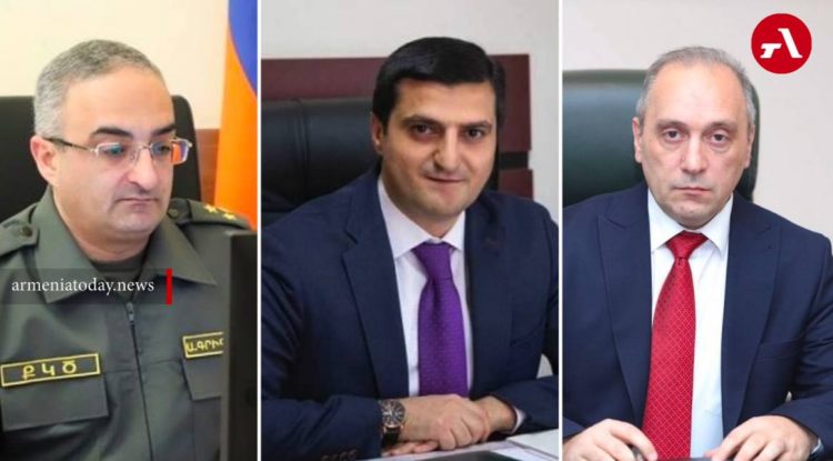 Пашинян уволил трех глав подконтрольных Минюсту служб