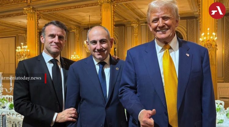 Пашинян сообщил о встрече с Трампом и Макроном в Париже