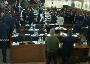 «Քուչի բազառները դահլիճից դուրս տարեք»․ ավագանու նիստում վեճ սկսվեց, Ավինյանը կանչեց ոստիկաններին
