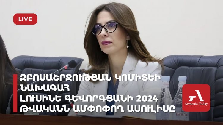 Проходит пресс-конференция главы Комитета по туризму Лусине Геворкян (прямое включение)