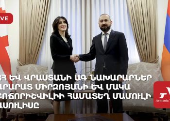 ՀՀ և Վրաստանի ԱԳ նախարարներ Արարատ Միրզոյանի և Մակա Բոճորիշվիլիի ասուլիսը (ուղիղ)