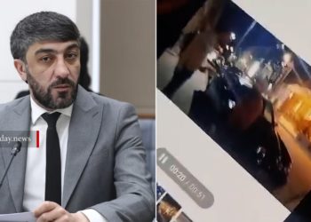 ՔՊ պատգամավոր Վիլեն Գաբրիելյանը հայհոյում է․ միջադեպ Գյումրիում՝ նրա և լրագրողների միջև