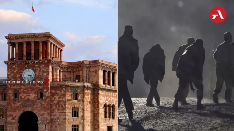 Կառավարության շենքի մոտ անհետ կորած զինծառայողների մայրերը բողոքի ակցիա են իրականացնում
