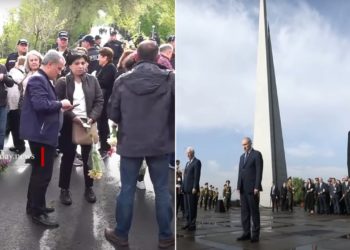 Քաղաքացիներին արգելվել է մուտք գործել Ծիծեռնակաբերդ, քանի դեռ պաշտոնատար անձինք այնտեղ էին